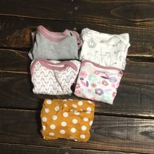 Bundle Lot of Baby Girl 3-6 Month Onesies